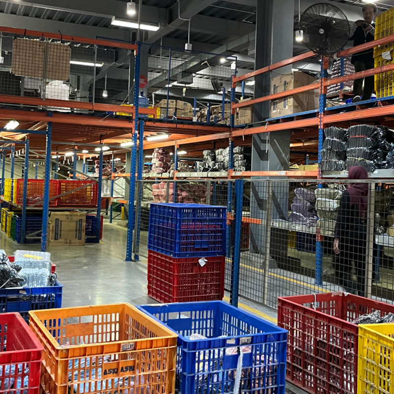 Prosedur Penempatan Barang di Storage Raw Material